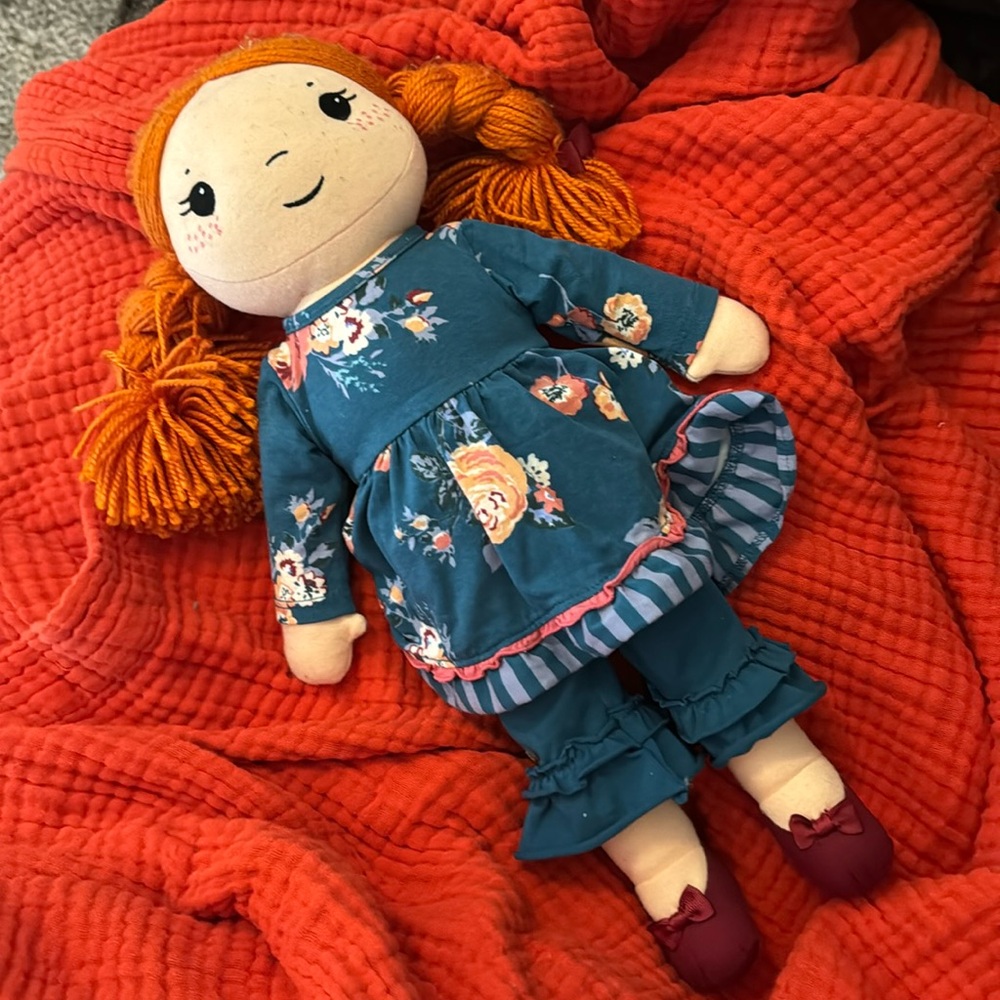 Matilda Jane red hair doll with pigtails 18”